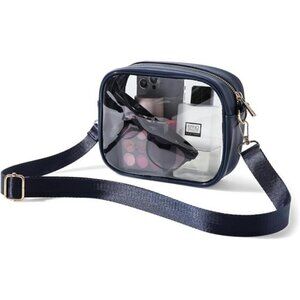 Clear Bag Stadium Approved, Crossbody Transparent Bag Blue